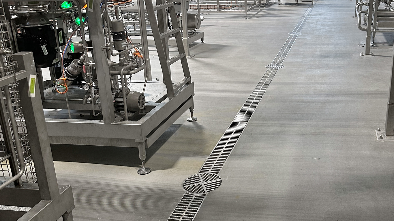 Aker BioMarine Drain Installation