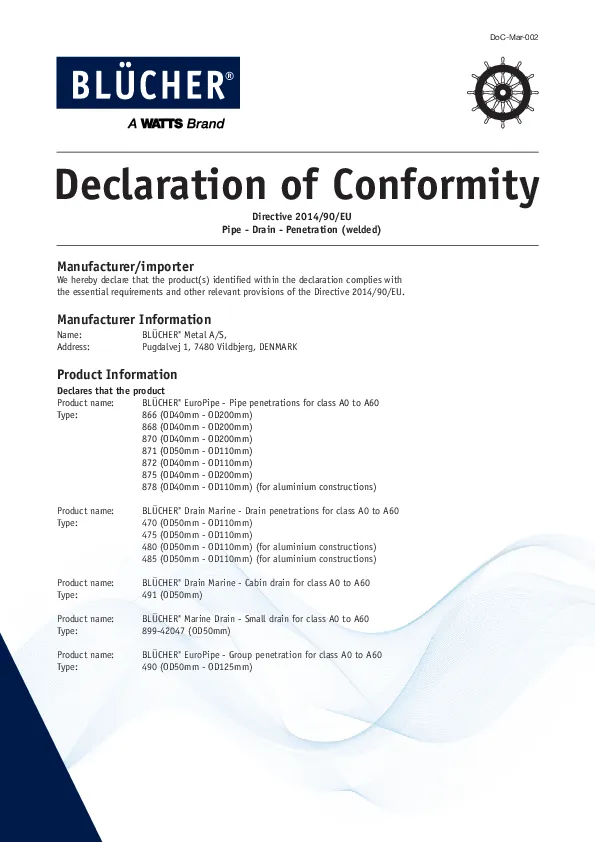 Declaration_of_Conformity_pipe_drain_penetration_welded